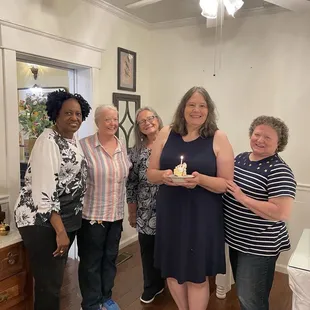 Complimentary Happy birthday dessert  to our friend