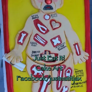 Operation Cake for graduating medical student - nose lit up and buzzed when the breadbasket was removed just like the game. A party hit!