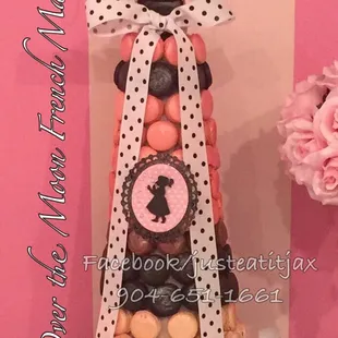 French Macaron Tower - many flavors from which to choose-yummy