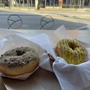 chocolate cookie crumble &amp; lemon shortbread