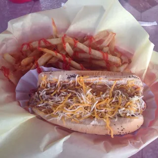 Bacon Chili Cheese Dog