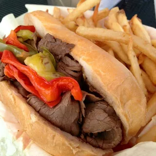 Chicago Italian Beef Sandwich