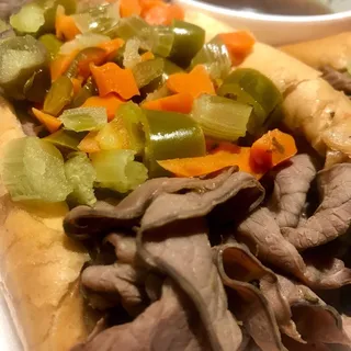Chicago Gangster Italian Beef Sandwich