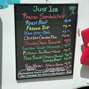 Sandwiches and poke