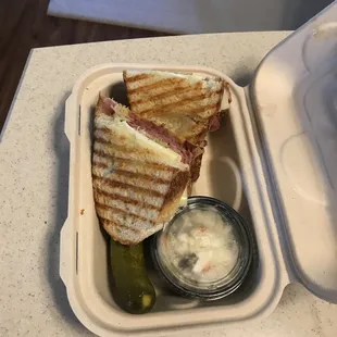 Panini Pastrami Sandwich