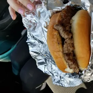 Single burger