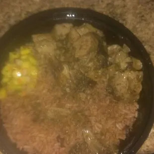 Sweet pork Bowl with mango salsa