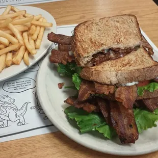 Best BLT anywhere! Not sure about the rest of the food because I always order the BLT!!
