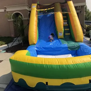 Our 15' Aloha water slide. What better way to cool off!?
