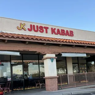 Plenty of parking (in strip mall)