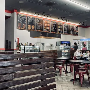 Just Kabob Dining Area