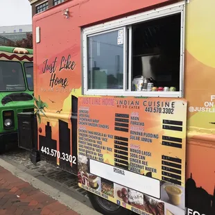Food truck &amp; menu