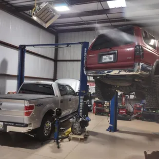 Bays 1 &amp; 2 2 post lifts