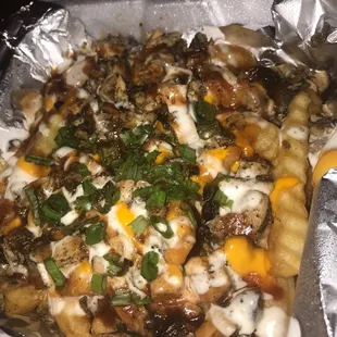 loaded jerk fries