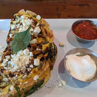 Spinach Feta Womelette