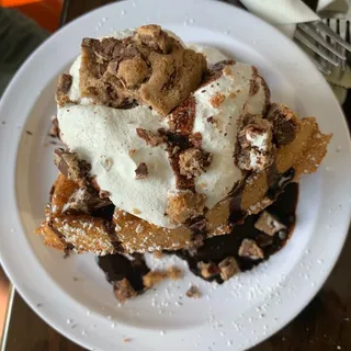 Chocolate Chip Cookie Waffle