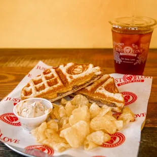Don&apos;t forget to Add the side of QUESO when you order the Roast Beef &amp; Cheddar lunch!