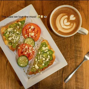 Avocado Toast on a seasoned bread.  Don&apos;t forget to shake on the Everything Bagel Seasoning!!!