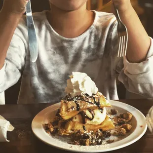 Chocolate Chip Cookie Waffle