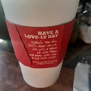 Isn&apos;t that love-ly! This made me smile.