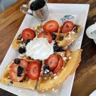 Berry Berry Bo Berry Waffle