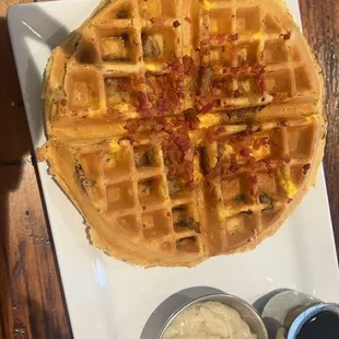 Bacon waffle