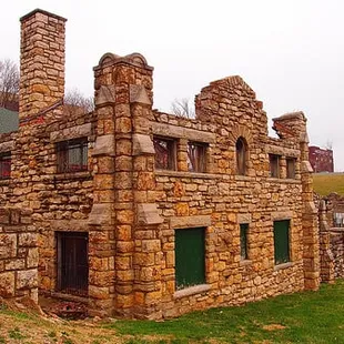 The Theatre with the old limestone facade.