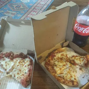 We each get our own pizza! It's a dream come true