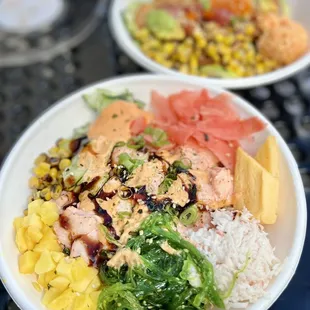 Torched Mentaiko Salmon Bowl $16 + $2 additional toppings