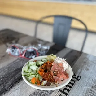 poke bowl was delightful