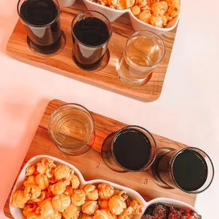 Wine + Popcorn Flight