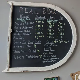 Menu, July 2021