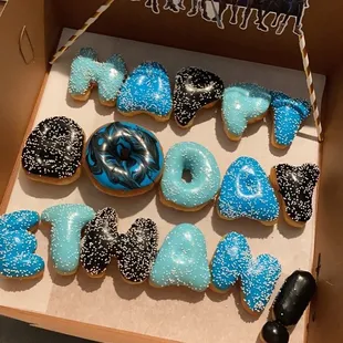 a box of donuts