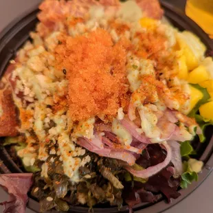 a plate of food