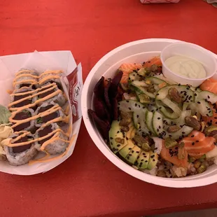 Firecracker Tuna and Ora Midori