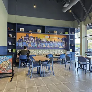Inside restaurant