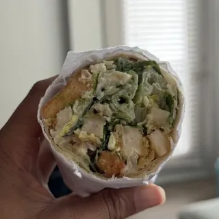 Spicy Chicken Caesar Wrap