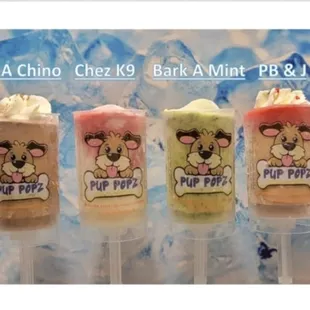 Pop popz (dog ice cream)
