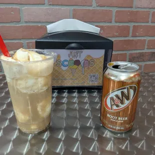 Root beer float