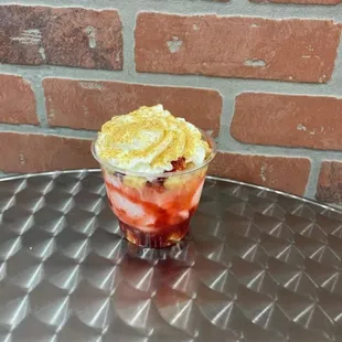 Strawberry cheesecake Sundae