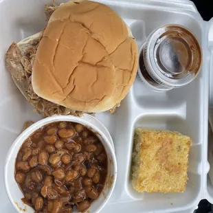  tray of food
