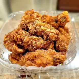 Japanese style soy garlic black pepper wings