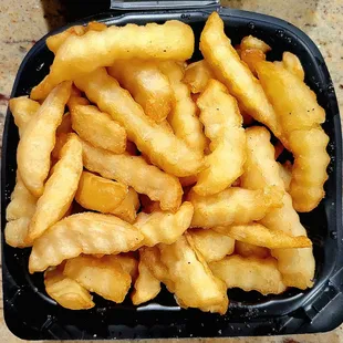French fries that come with their special combos.