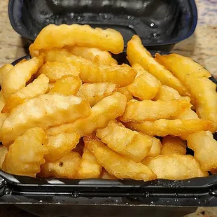 French fries that come with their special combos.