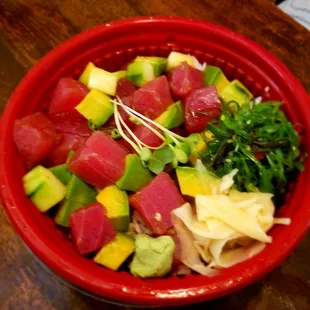 Poke Bowl $8.50, amazing!