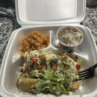 Rolled Taquitos Plate