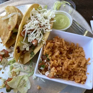 Tinga Taco Plate