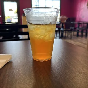 Ice tea, meh.