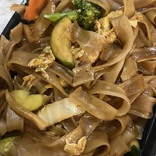 noodles and vegetables