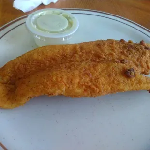 Side of catfish- only $5 at breakfast.